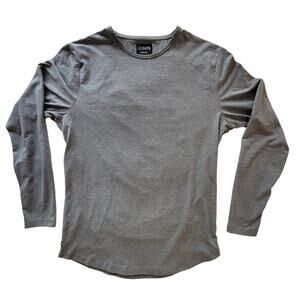 Cuts Clothing Men's Long Sleeve Tee in Gray
